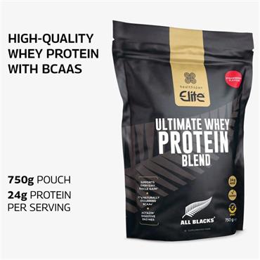 Healthspan Elite Whey Protein Blend Straw 750g