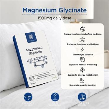 Healthspan Magnesium Glycinate 120 vegan tabs