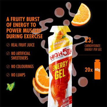 High 5 Energy Gel Orange 40g
