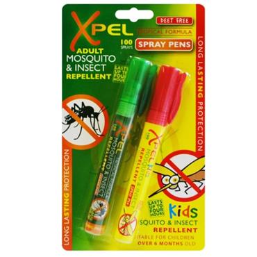 Xpel Adult & Kids Tropical Formula Mosquito And Insect Repellent Pens