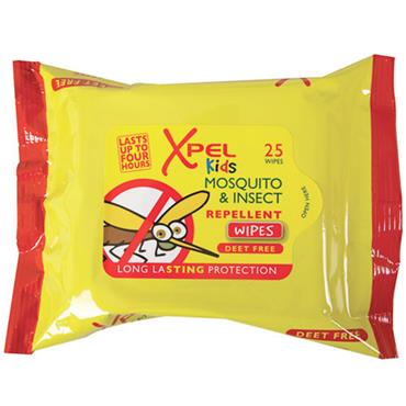 Xpel Kids Mosquito And Insect Wipes Deet Free