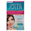 Jolen Face Wax Strips 16s