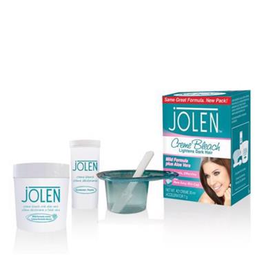 Jolen Creme Bleach Lightens Dark Hair 30ml Mild
