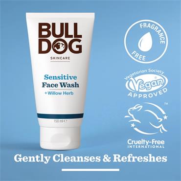 Bull Dog Skincare Sensitive Face Wash 150ml