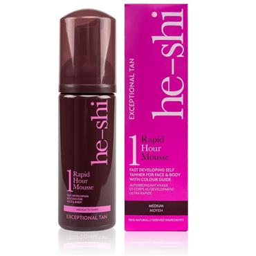 He-Shi 1Hour Rapid Mousse Med/Dark 150ml