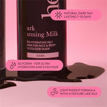 He Shi Dark Tanning Milk 200ml