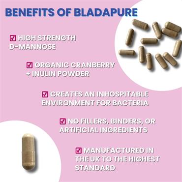 Bladapure D mannose 60 caps
