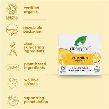Dr.Organic Vitamin E Cream 50ml