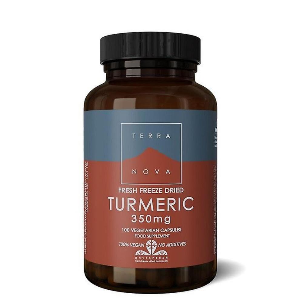 Terra Nova Turmeric 350mg 100 vegetarian capsules Mellericks Pharmacy