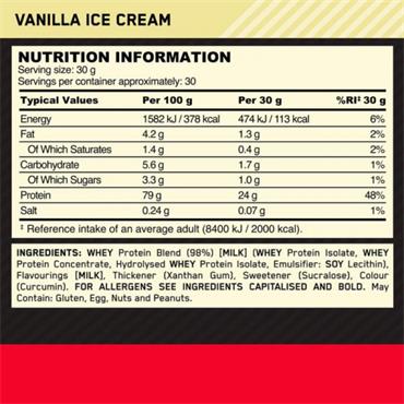 Optimum Nutrition Gold 100 Whey Chocolate 450g