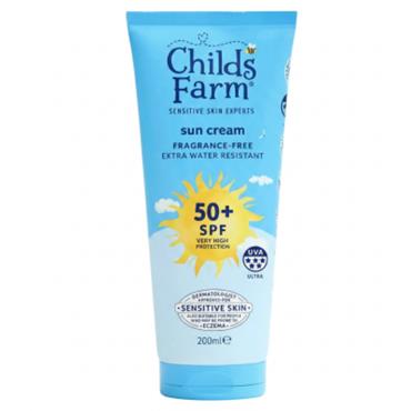 Childs Farm SPF 50+ Sun Cream 200ml Fragrance Free