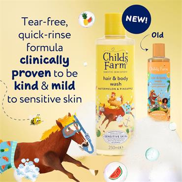 Childs Farm Waterm/Pineapple Hair&Body Wash 250ml
