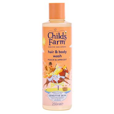 Childs Farm Peach & Apricot Hair & Body Wash 250ml