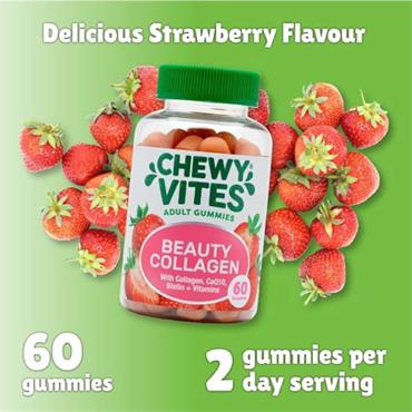 Chewy Vites Adult Beauty Collagen 60 Gummies