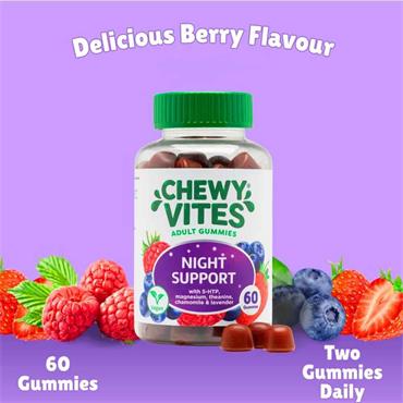 Chewy Vites Adult Night Support 60 Gummies