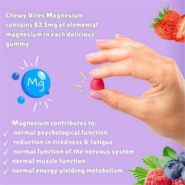 Chewy Vites Adult Magnesium Citrate 60 Gummies