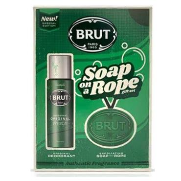 Brut Soap On A Rope Gift Set