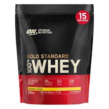Optimum Nutrition Gold Standard 100% Whey Protein Powder Banana Cream 450g