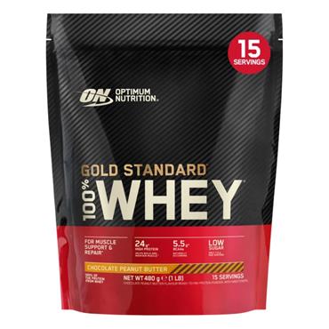 Optimum Nutrition Gold Standard 100% Whey Protein Powder Chocolate Peanut Butter 450g