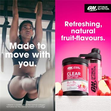 Optimum Nutrition Clear Whey +Collagen 240g Apple