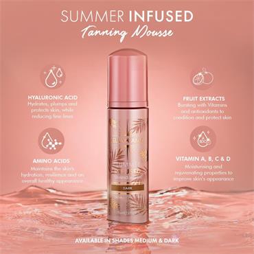 Bellamianta Summer Infused Tan Mousse Dark 175ml