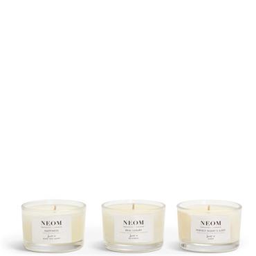 Neom Wellbeing Candle Trio