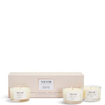 Neom Wellbeing Candle Trio