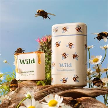Wild Refillable Natural Deodorant Honey&Castus 40g