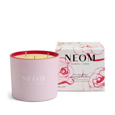 Neom Its All Rosy 3 Wick Candle