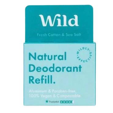 Wild Fresh Cotton And Sea Salt Refill Deodrant