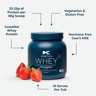 Kinetica Whey Protein Strawberry 300g