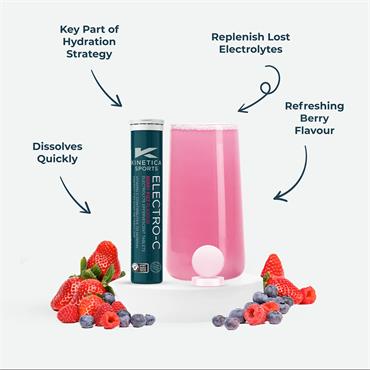 Kinetica Electro C Electrolyte Eff 67.5g Berry