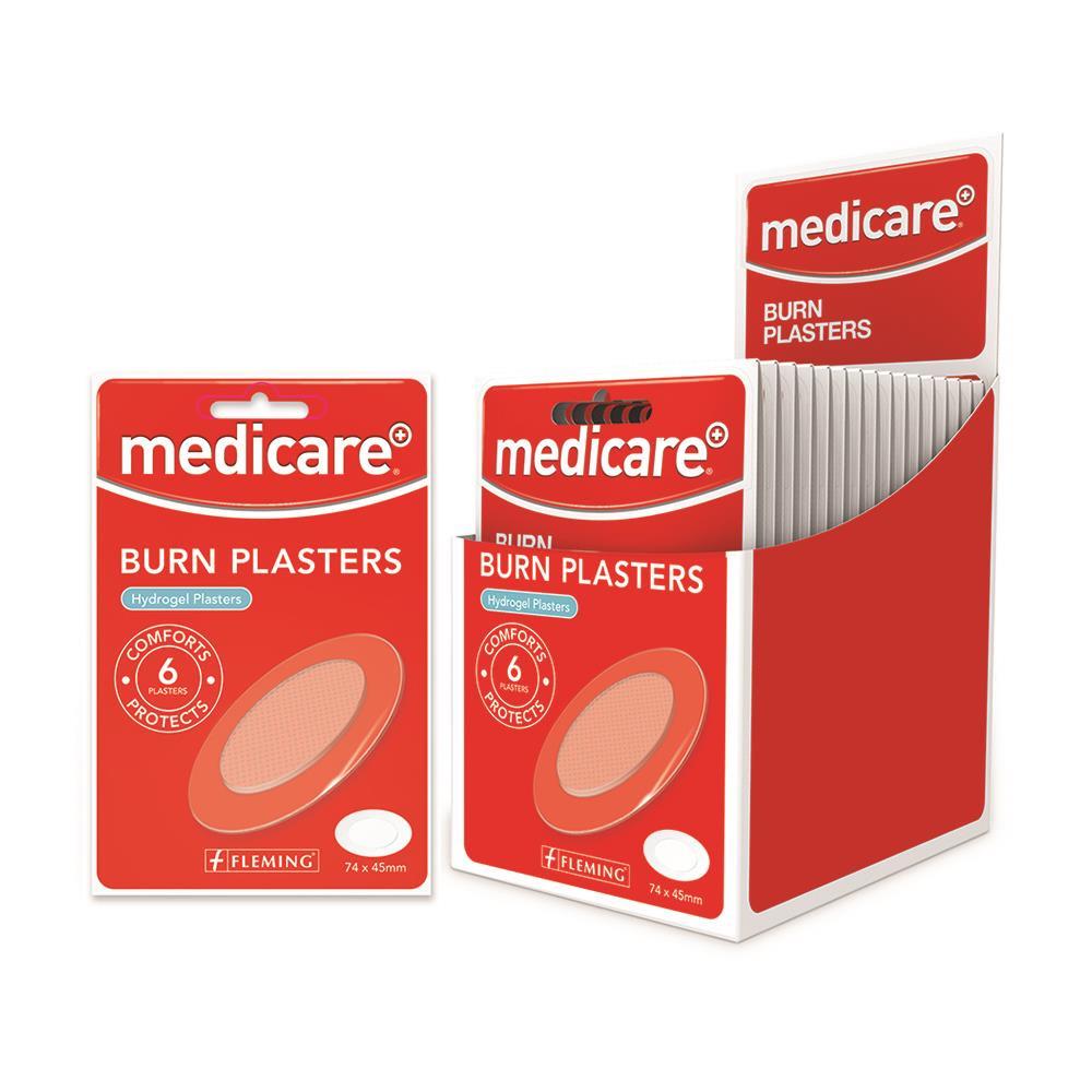 Medicare Hydrogel Burn Plasters 6 Pack Mellericks Pharmacy Cork Ireland