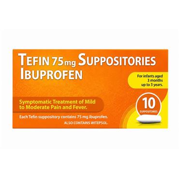 Tefin 75mg suppistories