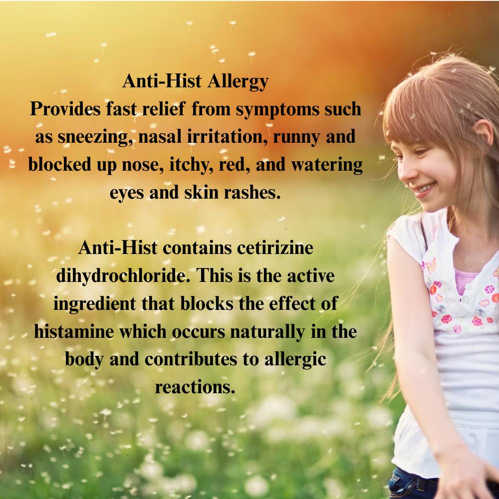 Anti-Hist Allergy 30 tabs | Mellericks Pharmacy | Cork | Ireland