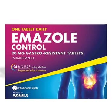 Emazole Control Esomeprazole 20mg Tablets 7 Pack