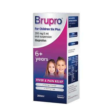 Brupro Oral Suspension 200mg Six Plus 200ml