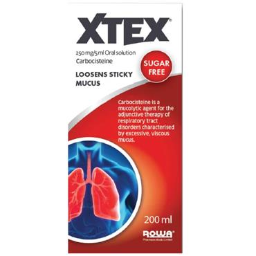 Xtex Loosens Sticky Mucus 200ml