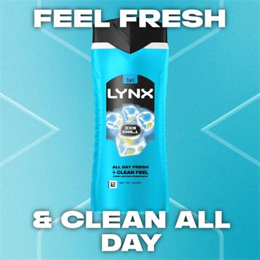 Lynx Shower Gel Recharge & Ice Chill Twin Pack