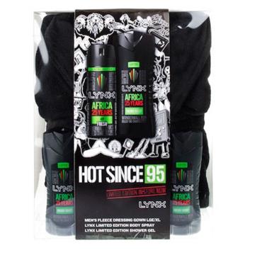 Lynx Africa 25 Years Bath Robe Set