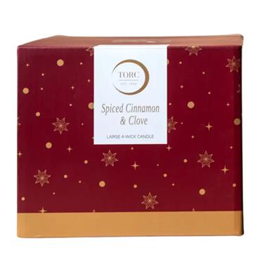 Torc Cinnamon Spice 4 Wick Candle
