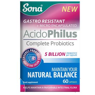 Sona Acidophilius Complete Probiotics 5 billion 60