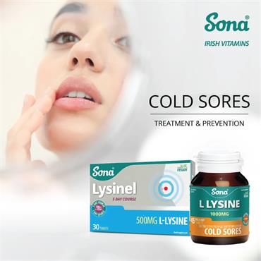 Sona L Lysine 1000mg 90 tablets