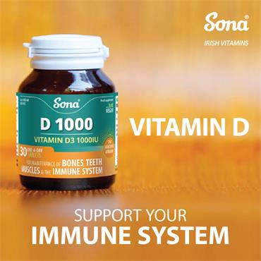 Sona Vitamin D3 1000iu 120 tablet