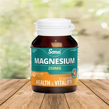 Sona Magnesium 250mg 120 Tablets