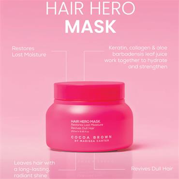 Cocoa Brown Hair Hero Mask