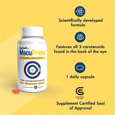 MacuPrime Food Supplement 90 Capsules
