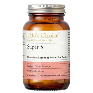 Udos Choice Super 5 60 Lozenges