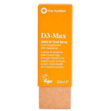 One Nutrition D3 Max 3000iu 30ml Spray