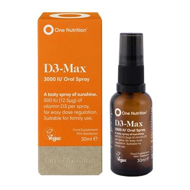 One Nutrition D3 Max 3000iu 30ml Spray